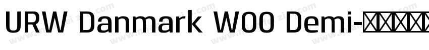 URW Danmark W00 Demi字体转换